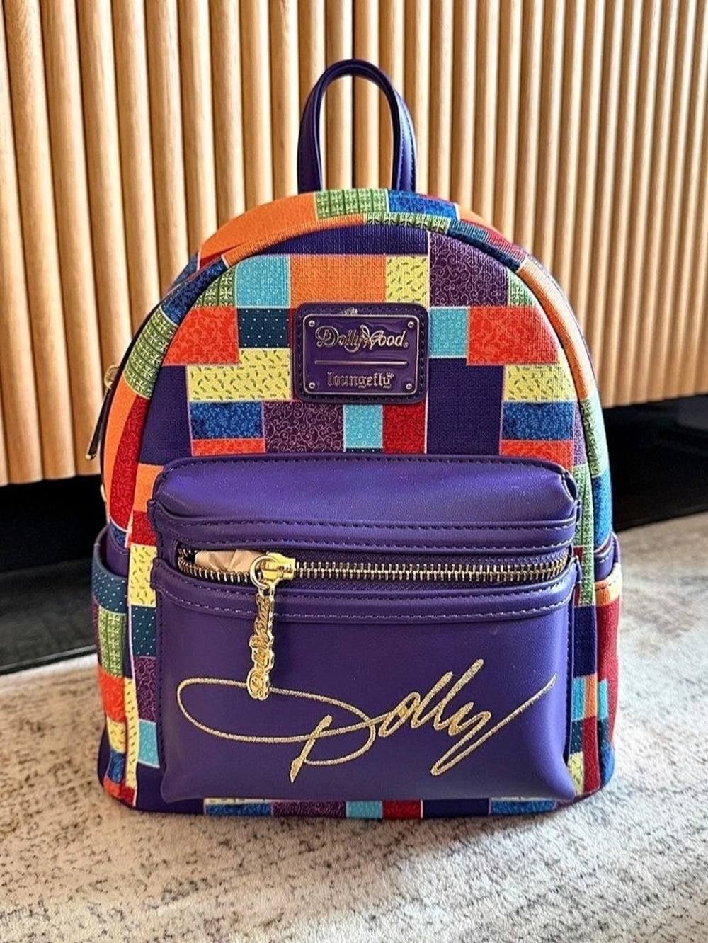 Dolly Parton | Coat of Many Colors | Loungefly backpack | NWT